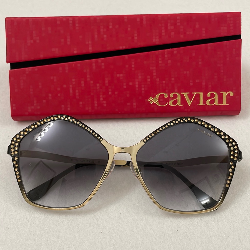 New Caviar Sunglasses With Swarovski Crystals